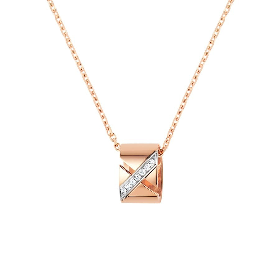 [Super CiCi ]LIENS EVIDENCE DIAMANT-HALSKETTE
