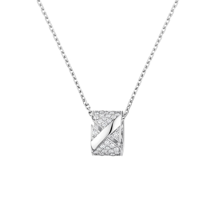 [Super CiCi ]LIENS EVIDENCE DIAMANT-PAVÉ-HALSKETTE
