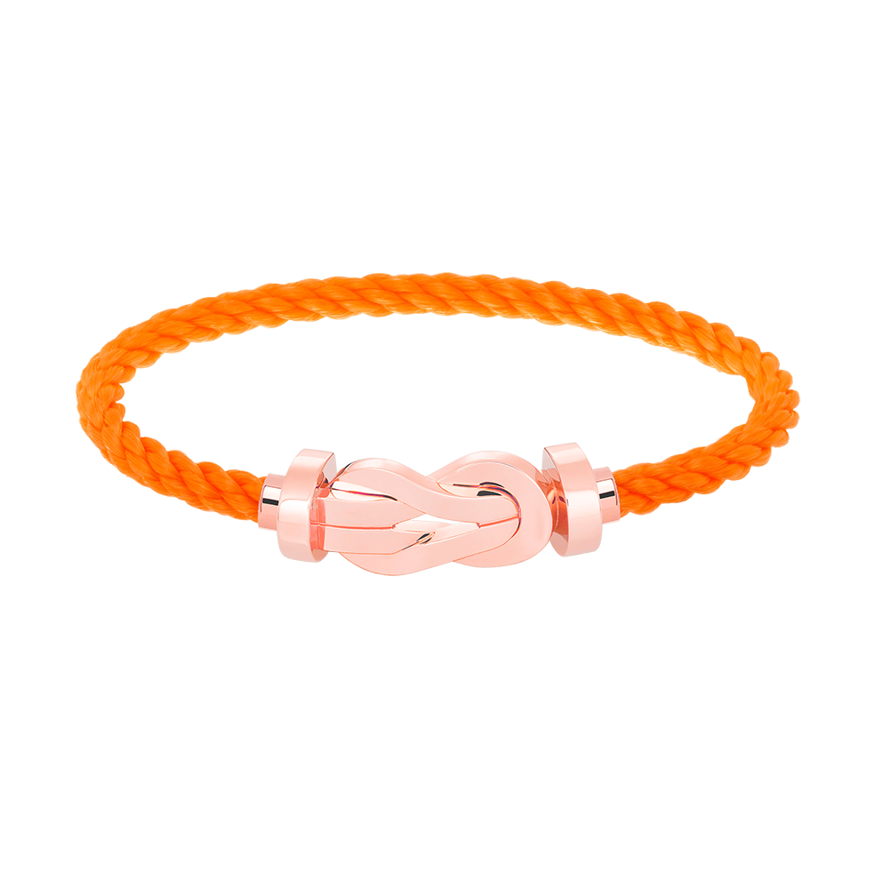 [Super CiCi ]CHANCE LARGE 8 FIGURE BUCKLE NO DIAMOND BRACELET ROSE GOLD