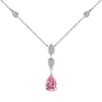 [Bieber Jewelry ]Dazzling Pear Cut Necklace