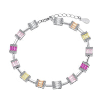 [Bieber Jewelry ]Dainty Charming Emerald Cut Daily Bracelet