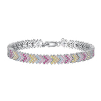 [Bieber Jewelry ]Ornate Sparkling Round Cut Party Bracelet
