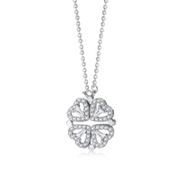 [Bieber Jewelry ]Ornate Heart Cut Flower Shape Necklace