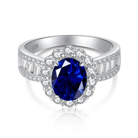 [Bieber Jewelry ]1.5 Carat Dazzling Charming Oval Cut Banquet Ring