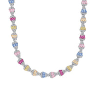 [Bieber Jewelry ]Radiant Colorful Rainbow Necklace