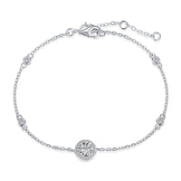 [Bieber Jewelry ]Dazzling Round Cut Shape Bracelet