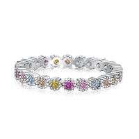 [Bieber Jewelry ]Exquisite Colorful Round Cut Party Ring