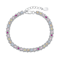 [Bieber Jewelry ]Delicate Colorful Multi Cut Daily Bracelet