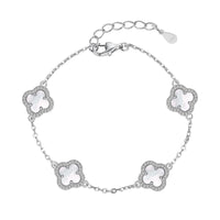 [Bieber Jewelry ]Four-Leaf Clover Exquisite Bracelet