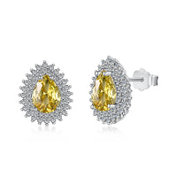 [Bieber Jewelry ]Delicate Gorgeous Pear Cut Daily Earrings