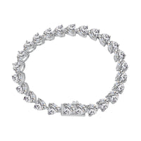 [Bieber Jewelry ]0.75 Carat Elegant Romantic Heart Shape Lover Bracelet