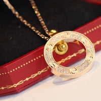 [Bieber Jewelry ]LOVE NECKLACE ADJUSTABLE ROSE GOLD