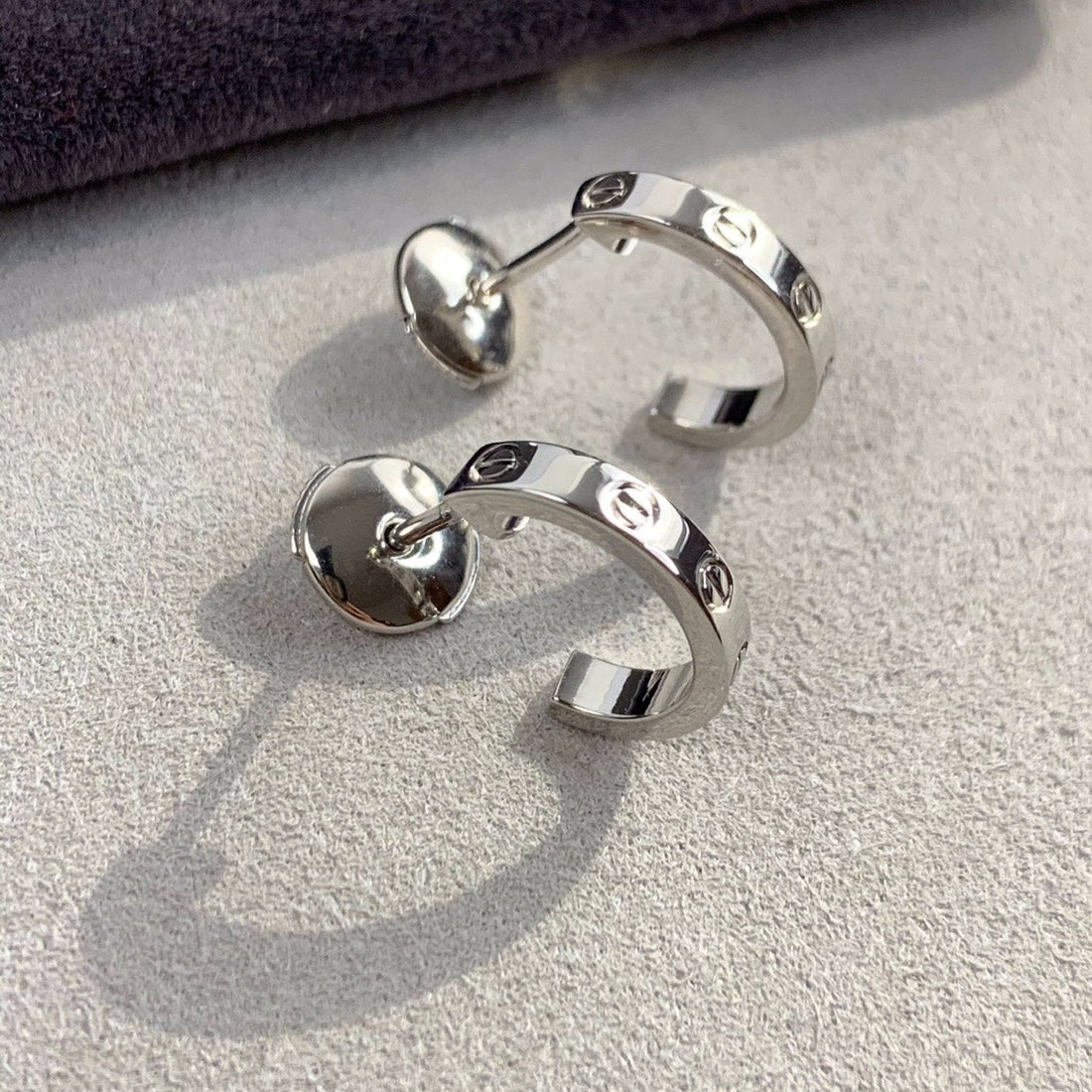 [Super CiCi ]LIEBES-OHRRINGE 2,65 MM SILBER