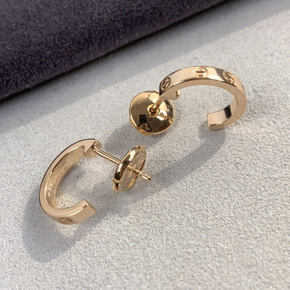 [Super CiCi ]LOVE OHRRINGE 2,65 MM ROSÉGOLD