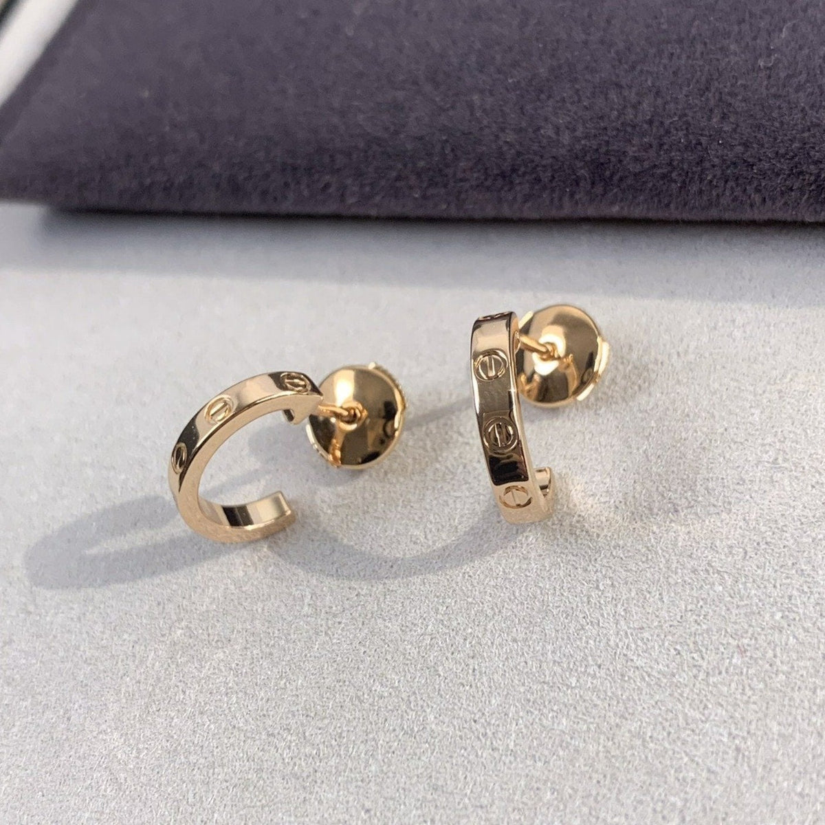 [Super CiCi ]LOVE OHRRINGE 2,65 MM ROSÉGOLD