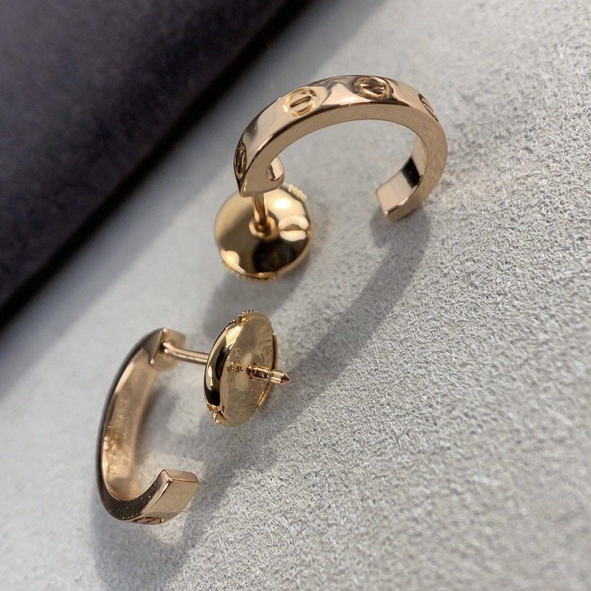 [Super CiCi ]LOVE OHRRINGE 2,65 MM ROSÉGOLD