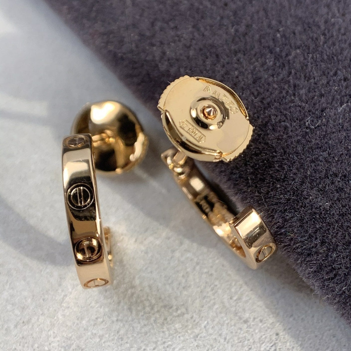 [Super CiCi ]LOVE OHRRINGE 2,65 MM ROSÉGOLD