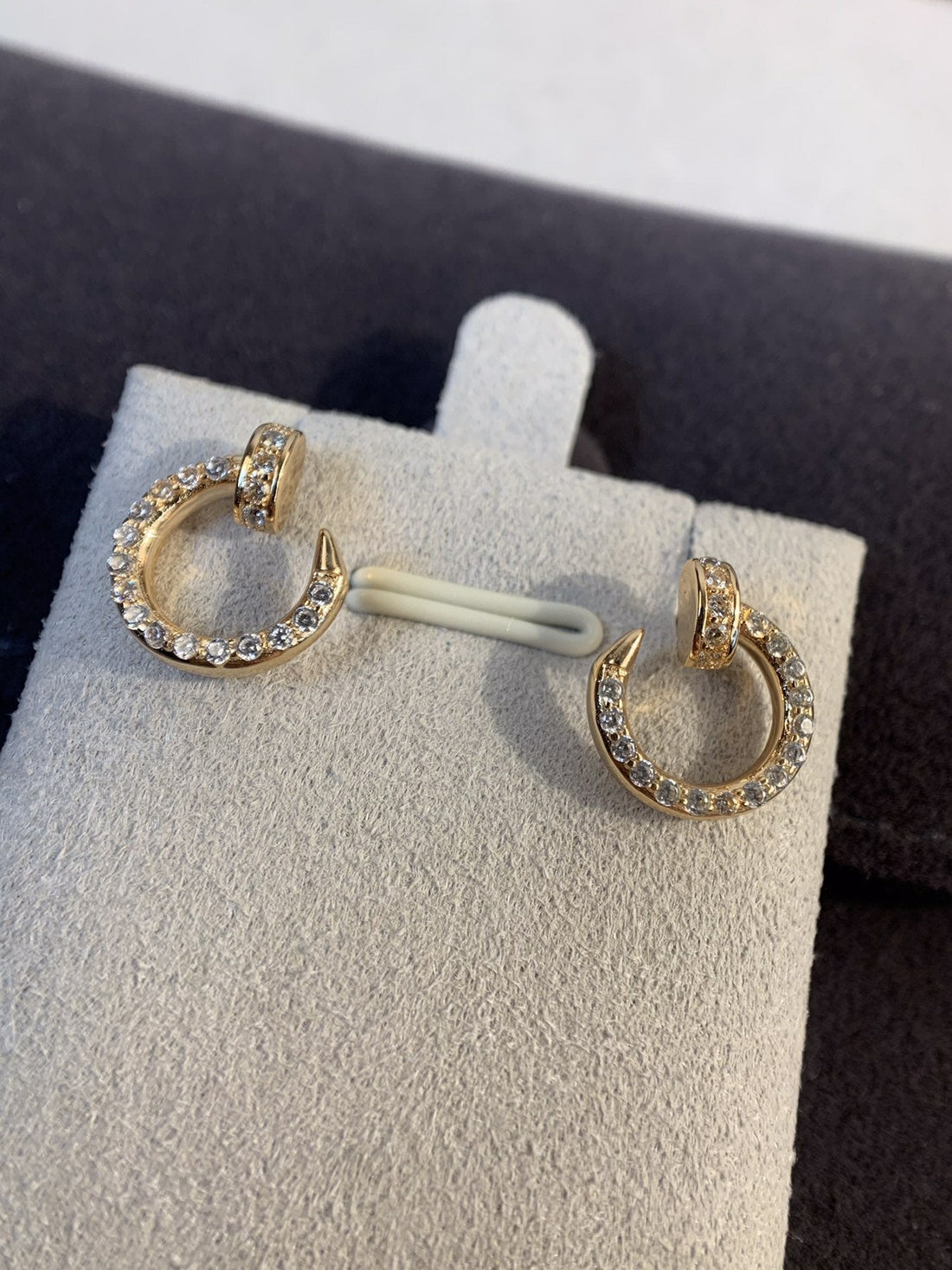 [Super CiCi ]JUSTE OHRRINGE GOLD DIAMANTEN