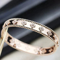 [Bieber Jewelry ]CLOVER BRACELET 8MM DIAMONDS