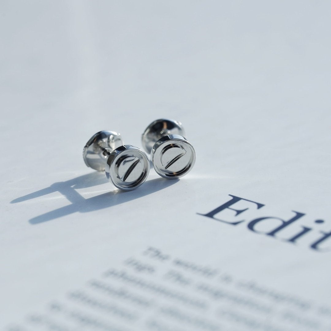 [Super CiCi ]LOVE OHRRINGE SILBER 10MM