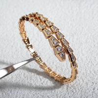 [Bieber Jewelry ]SERPENTI BRACELET 6.8MM PINK GOLD DIAMOND