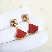 [Bieber Jewelry ]DREAM Carnelian PINK GOLD EARRINGS