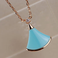 [Bieber Jewelry ]DREAM NECKLACE TURQUOISE PINK GOLD
