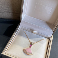 [Bieber Jewelry ]DREAM NECKLACE PINK OPAL