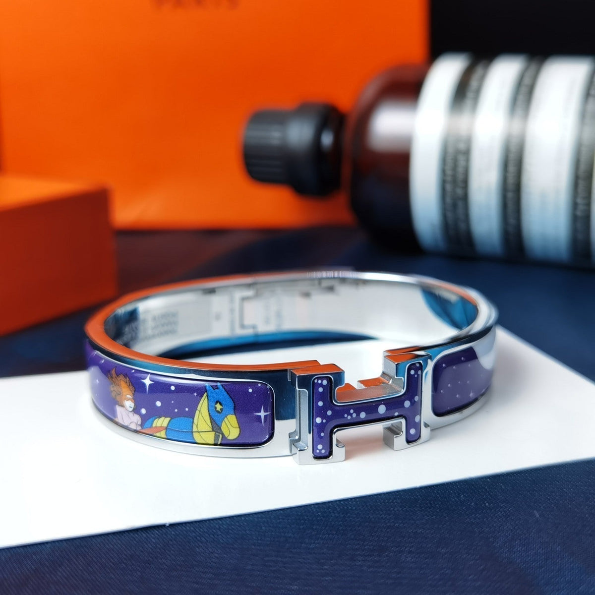 [Super CiCi ]H STERN UND MOND ARMBAND 12MM