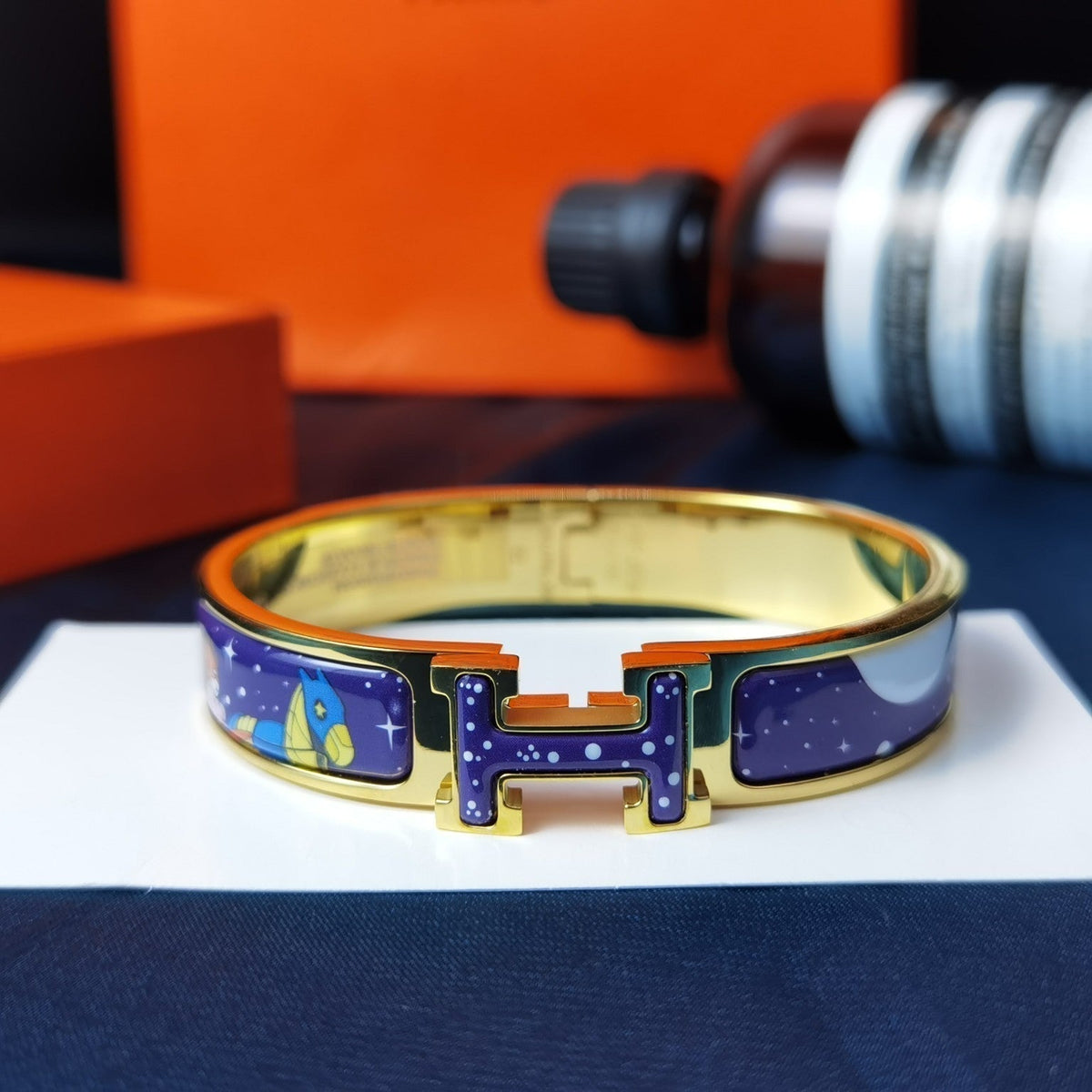 [Super CiCi ]H STERN UND MOND ARMBAND 12MM