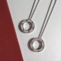 [Bieber Jewelry ]LOVE NECKLACE ADJUSTABLE SILVER