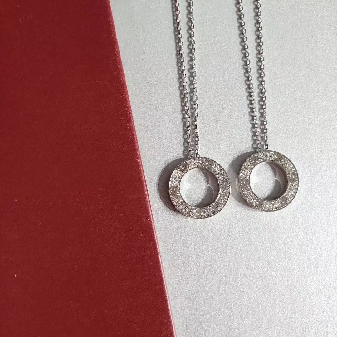 [Super CiCi ]LIEBESKETTE VERSTELLBAR SILBER