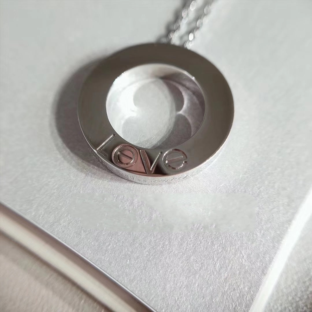 [Super CiCi ]LIEBESKETTE VERSTELLBAR SILBER