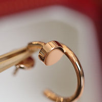 [Bieber Jewelry ]JUSTE EARRINGS PINK GOLD