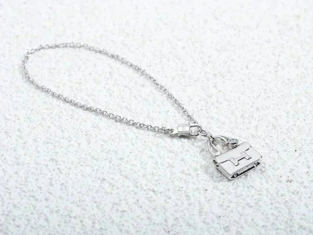 [Super CiCi ]AMULETT-ANHÄNGER SILBERKETTE