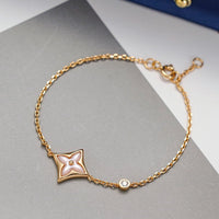 [Bieber Jewelry ]STAR 1 DIAMOND PINK GOLD BRACELET