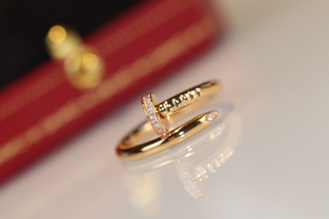 [Super CiCi ]JUSTE RING 2,65 MM GOLD DIAMANT