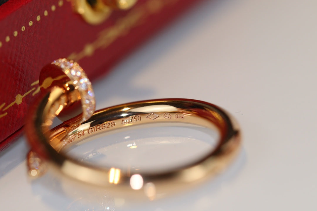 [Super CiCi ]JUSTE RING 2,65 MM GOLD DIAMANT