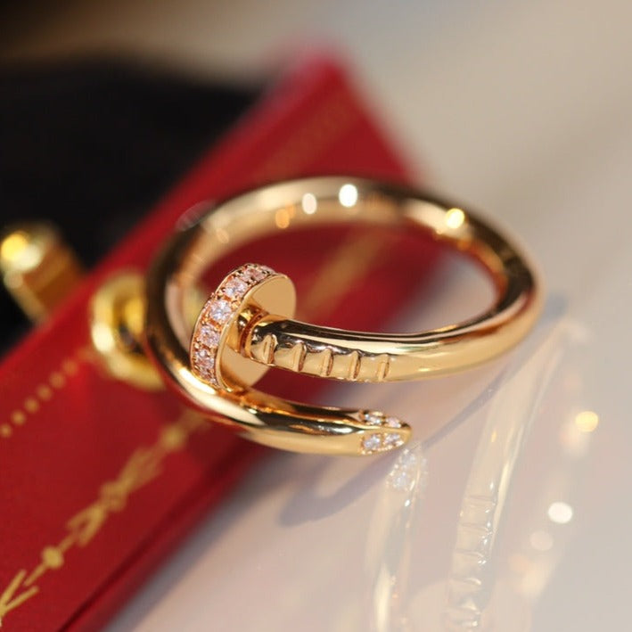 [Super CiCi ]JUSTE RING 2,65 MM GOLD DIAMANT