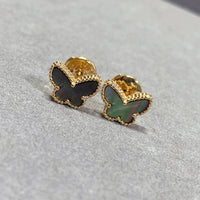 [Bieber Jewelry ]BUTTERFLY DARK MOP  EARRINGS
