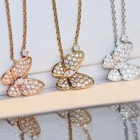 [Bieber Jewelry ]BUTTERFLY DIAMOND NECKLACE