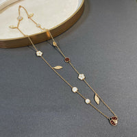 [Bieber Jewelry ]LUCKY SPRING 15 MOTIFS GOLD NECKLACE