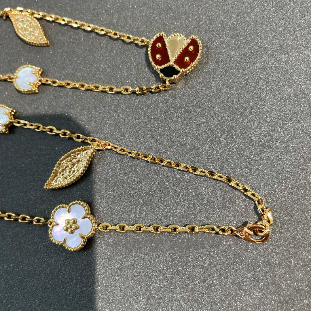 [Super CiCi ]LUCKY SPRING 15 MOTIVE GOLDHALSKETTE
