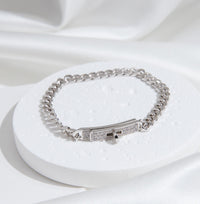 [Bieber Jewelry ]KELLY CHAIN SILVER DIAMOND BRACELET