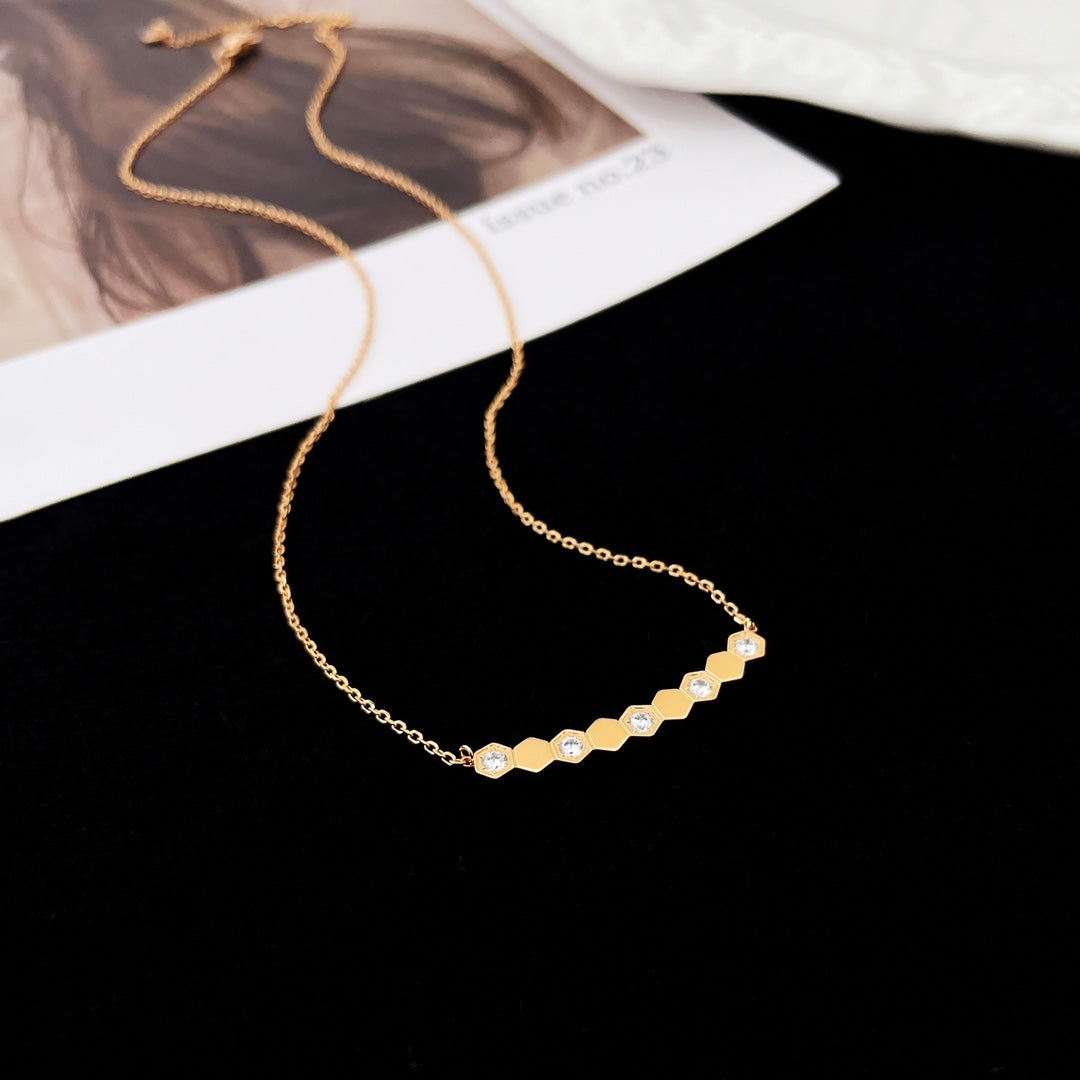 [Super CiCi ]BEE MY LOVE DIAMANT-HALSKETTE