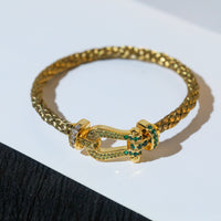[Bieber Jewelry ]FORCE 10 GOLD GREEN DIAMOND PAVED