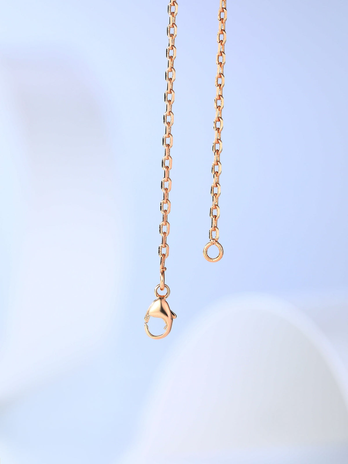 [Super CiCi ]H CAGE HALSKETTE IN ROSÉGOLD