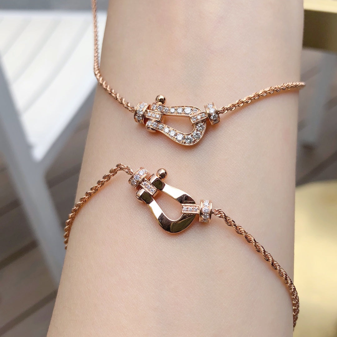 [Super CiCi ]FORCE 10 HALSKETTE AUS ROSÉGOLD MIT DIAMANTEN