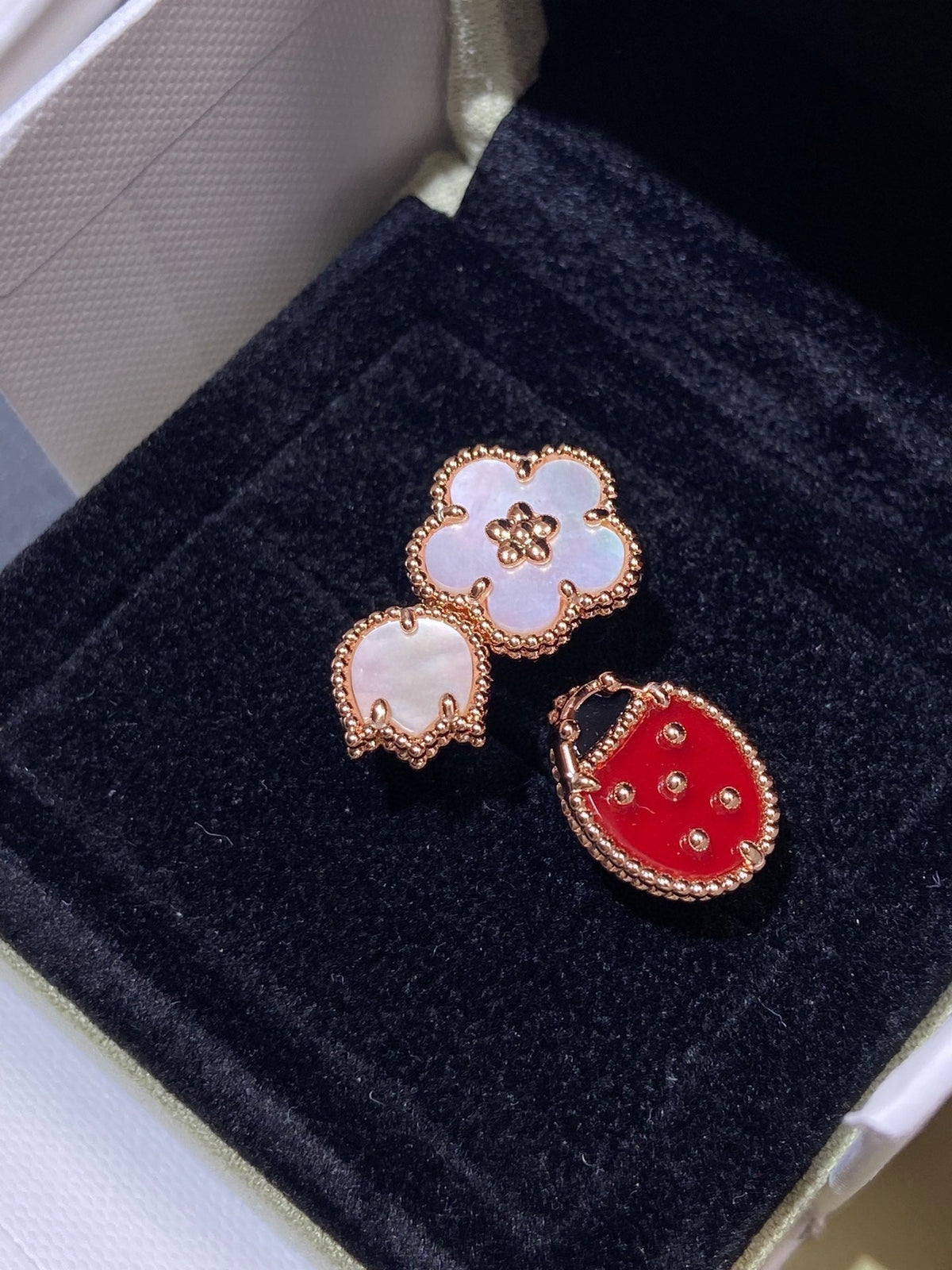 [Super CiCi] LUCKY 3-MOTIV-RING IN ROSEGOLD