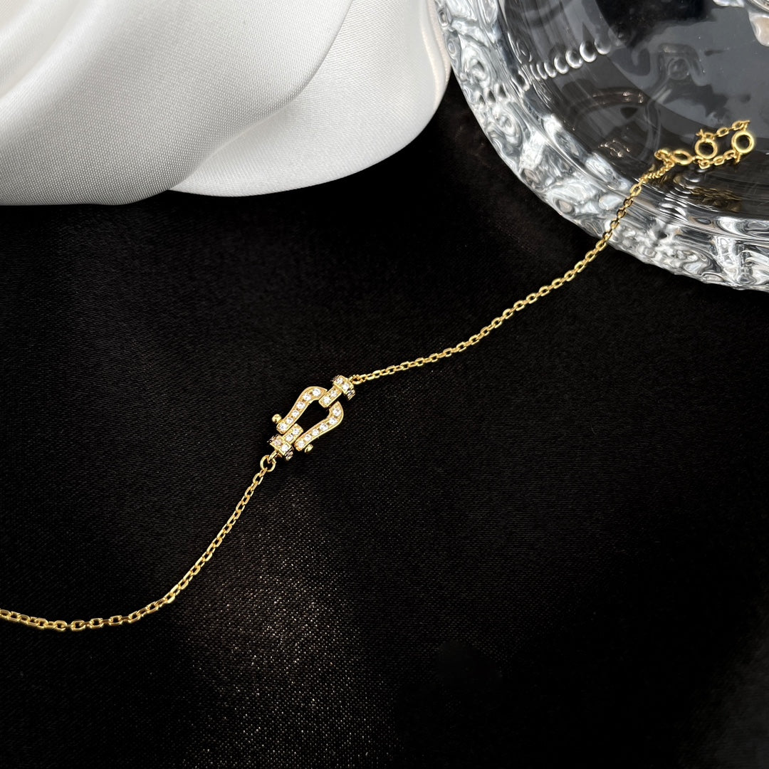 [Super CiCi ]FORCE 10 FULL DIAMOND BUCKLE CHAIN LINK MINI MODEL